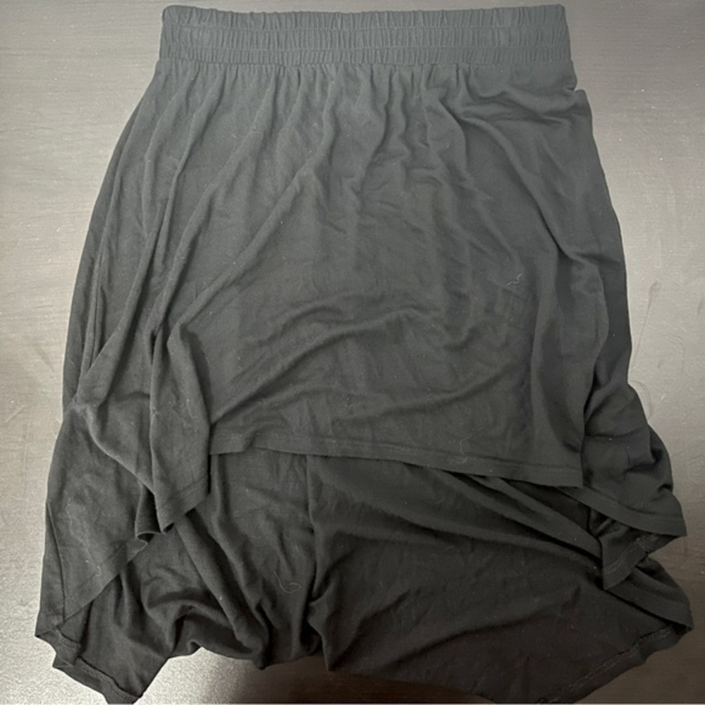 Garage Flowy High-Lo Mini Skirt